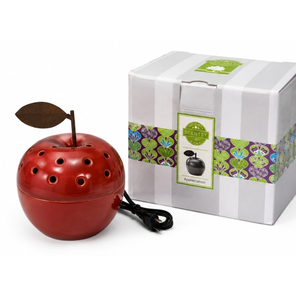 SCENTSY Appreciation Full-Size Wax Warmer Red Ceramic New in Box